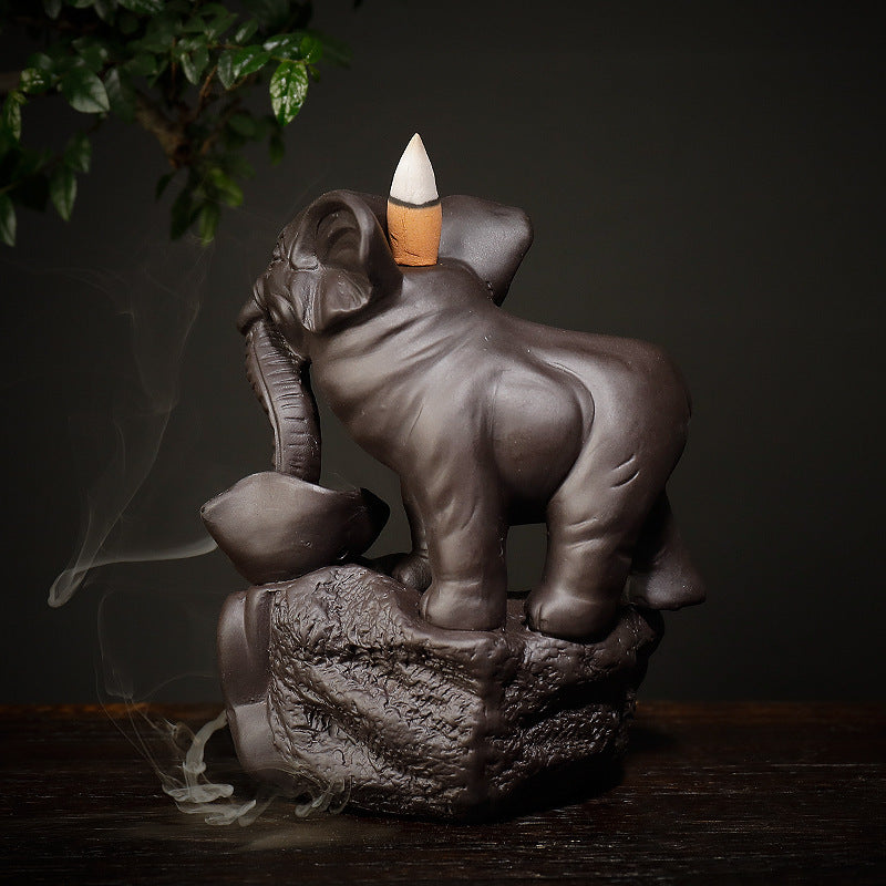 Elephant ornamental aromatherapy stove